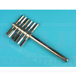 Taladra tapones, 6 calibres