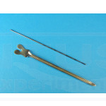 Sonda acanalada inox. 14cm