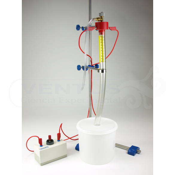 Eudiómetro con dispositivo de encendido