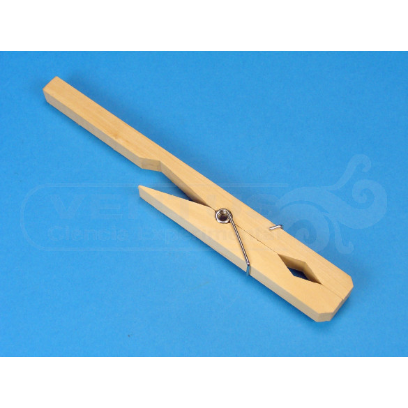 Pinza para tubo de ensayo en madera