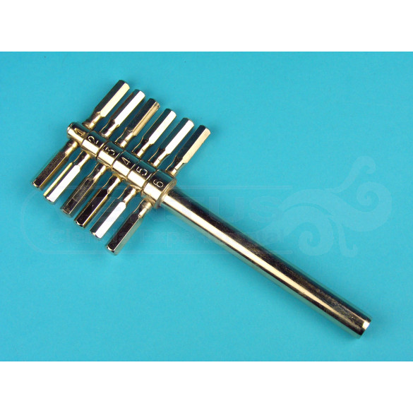 Taladra tapones, 6 calibres