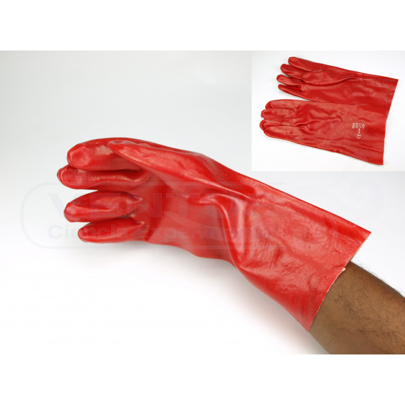 Guantes protectores antiácido, par