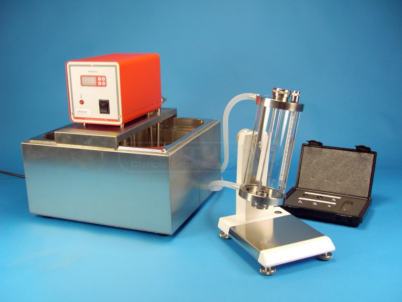 Viscosidad con aparato de caída de bola