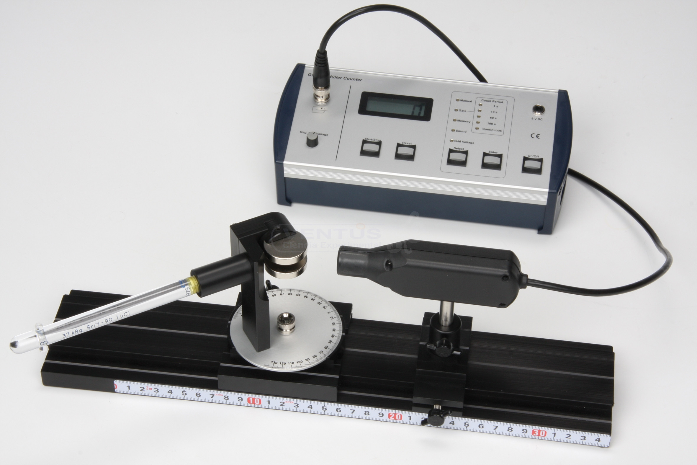 Deflexión de partículas Beta