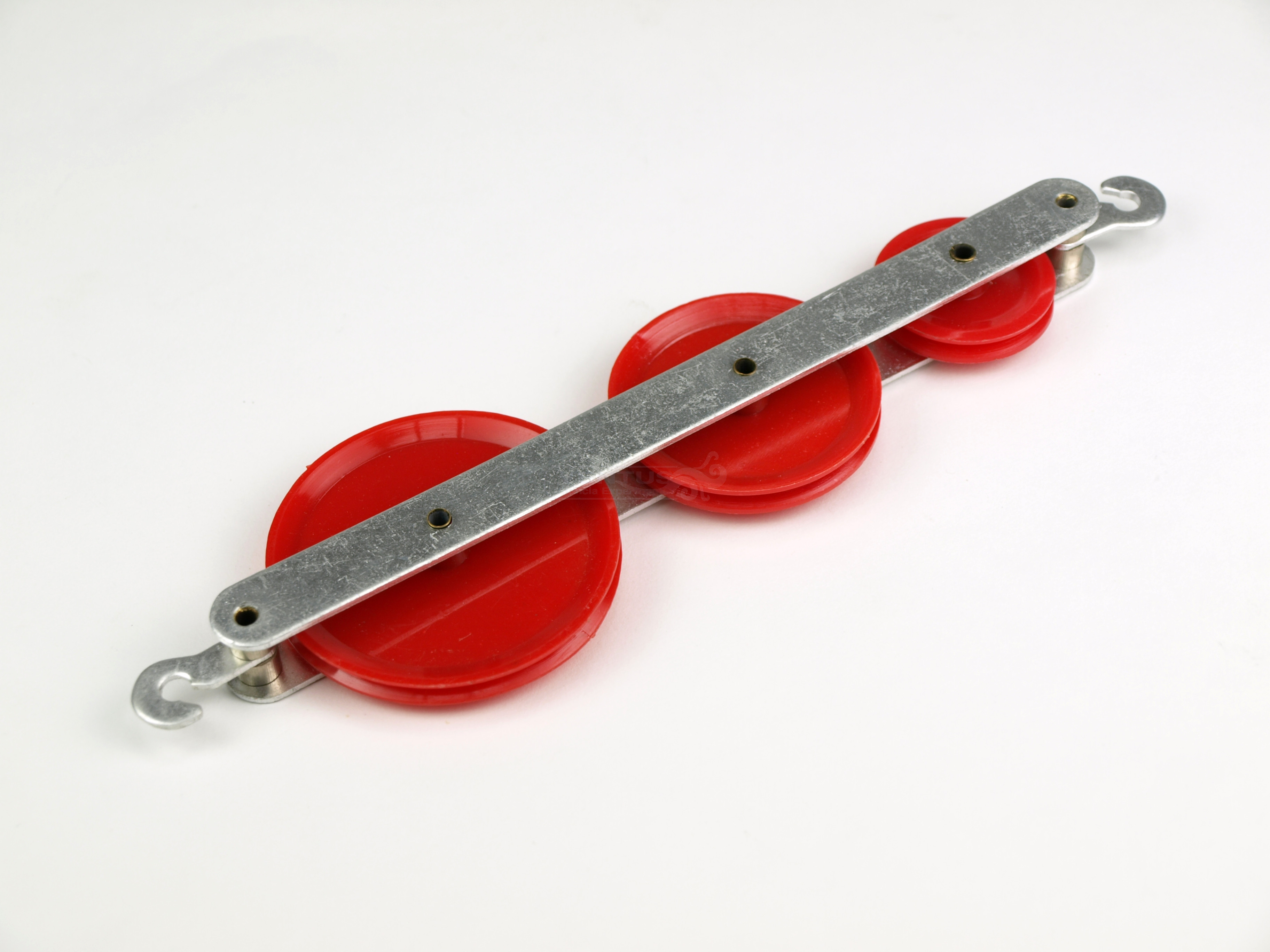 Polea triple en tándem