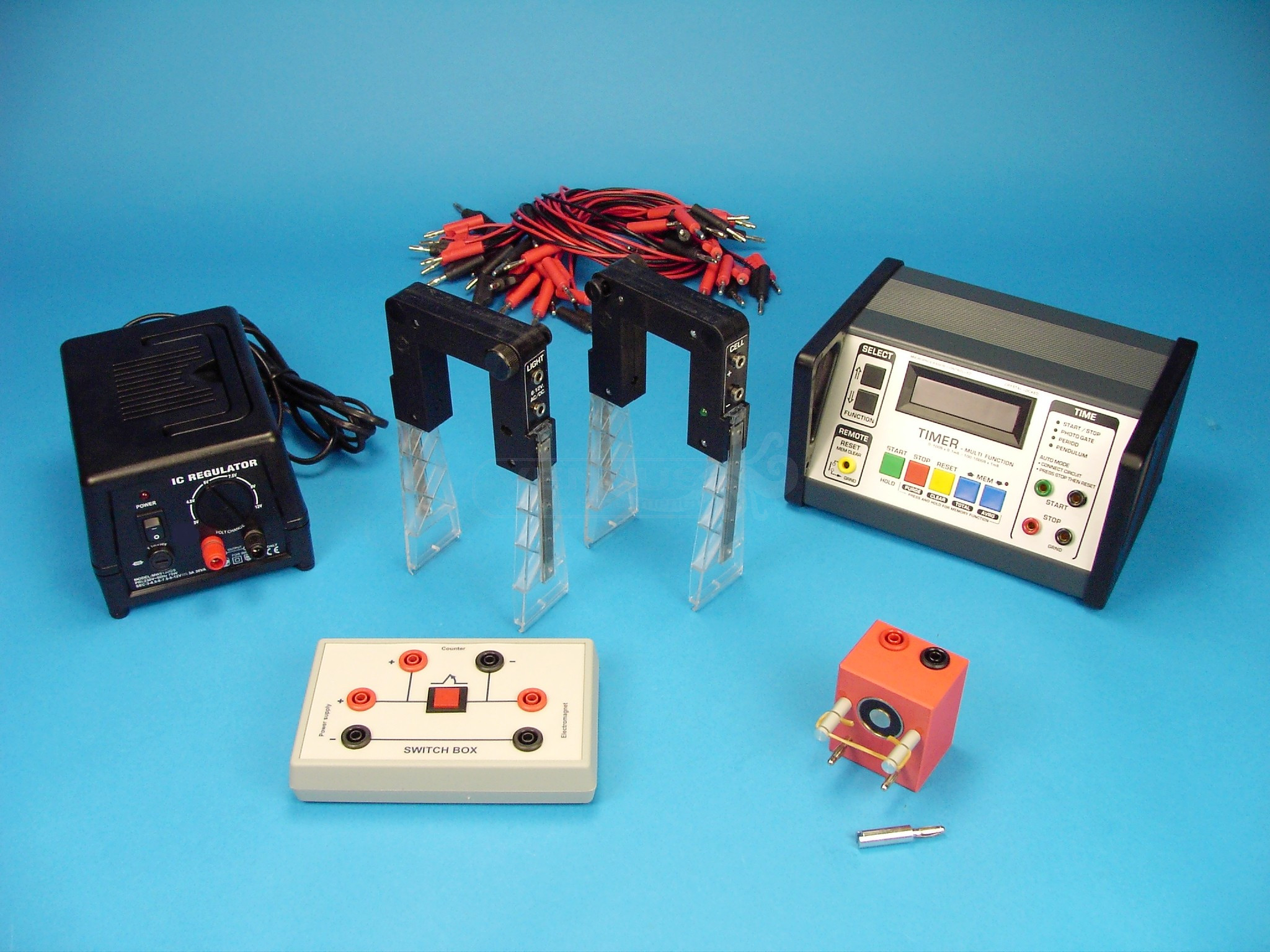 Sistema cronométrico para riel dinámica