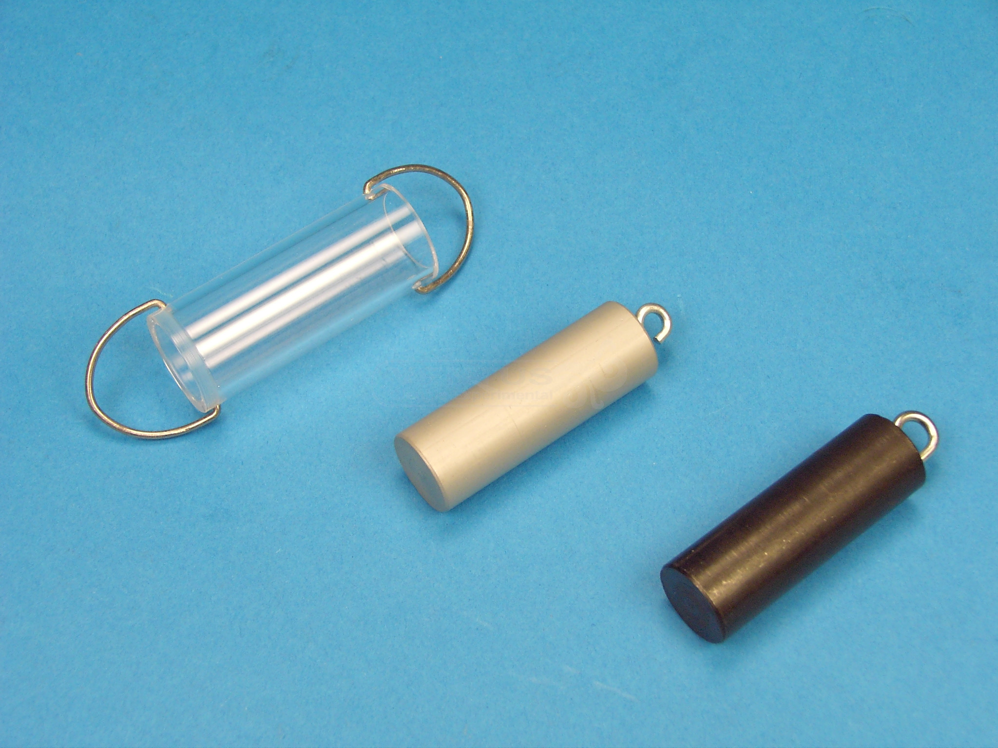 Tubo con cilindros principio Arquímedes