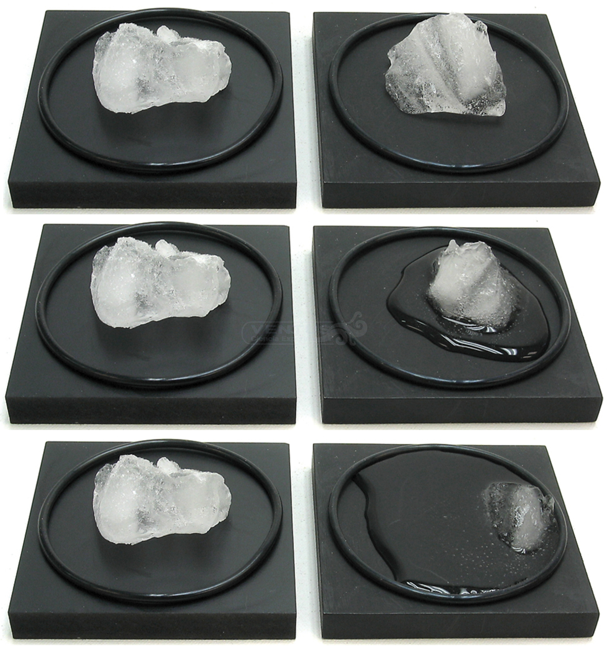 Bloques sorprendentes fusión de hielo