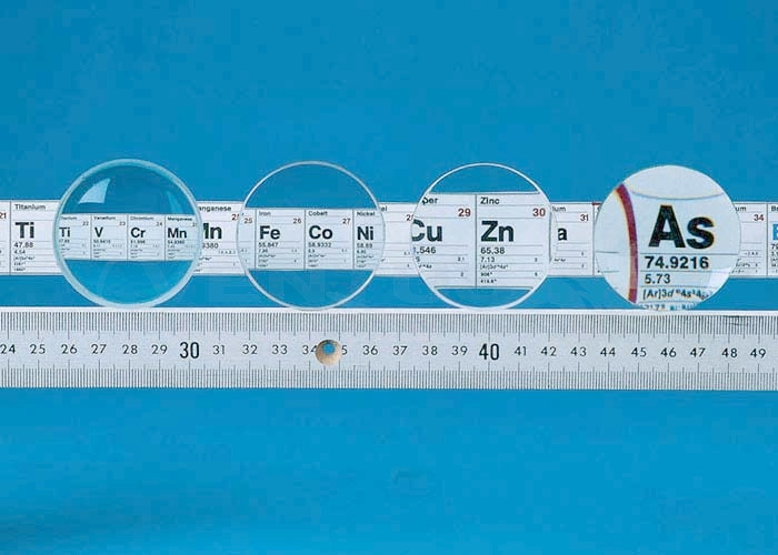 Lente biconvexa f = +150 mm