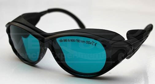 Gafas para diodo láser rojo
