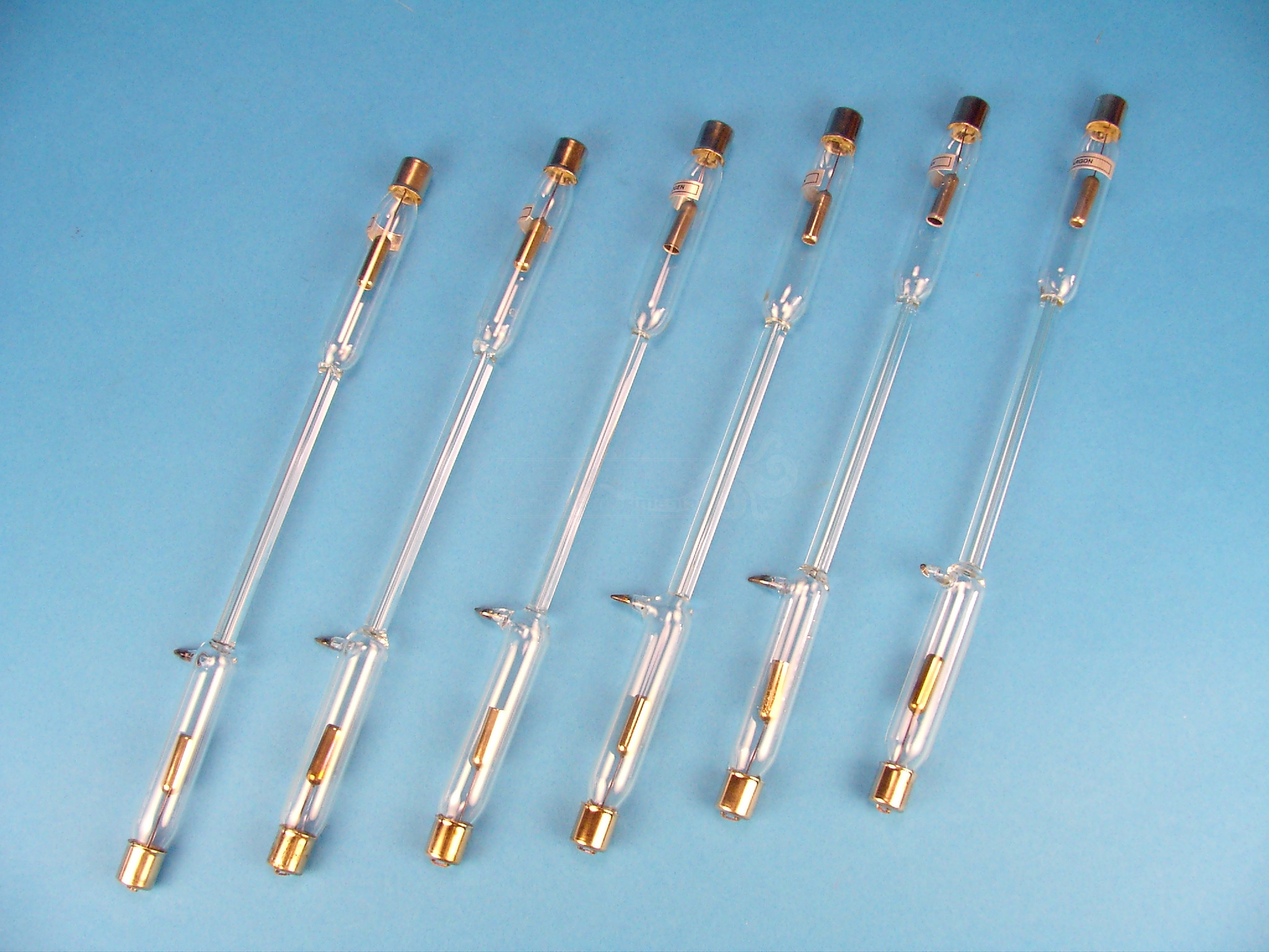 Juego de 6 tubos espectrales