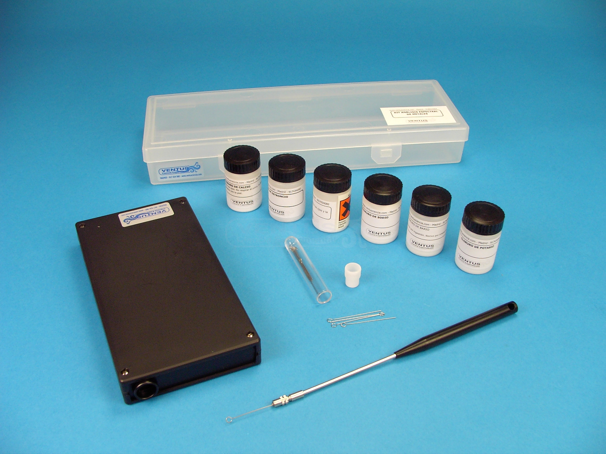 Kit análisis espectral de metales