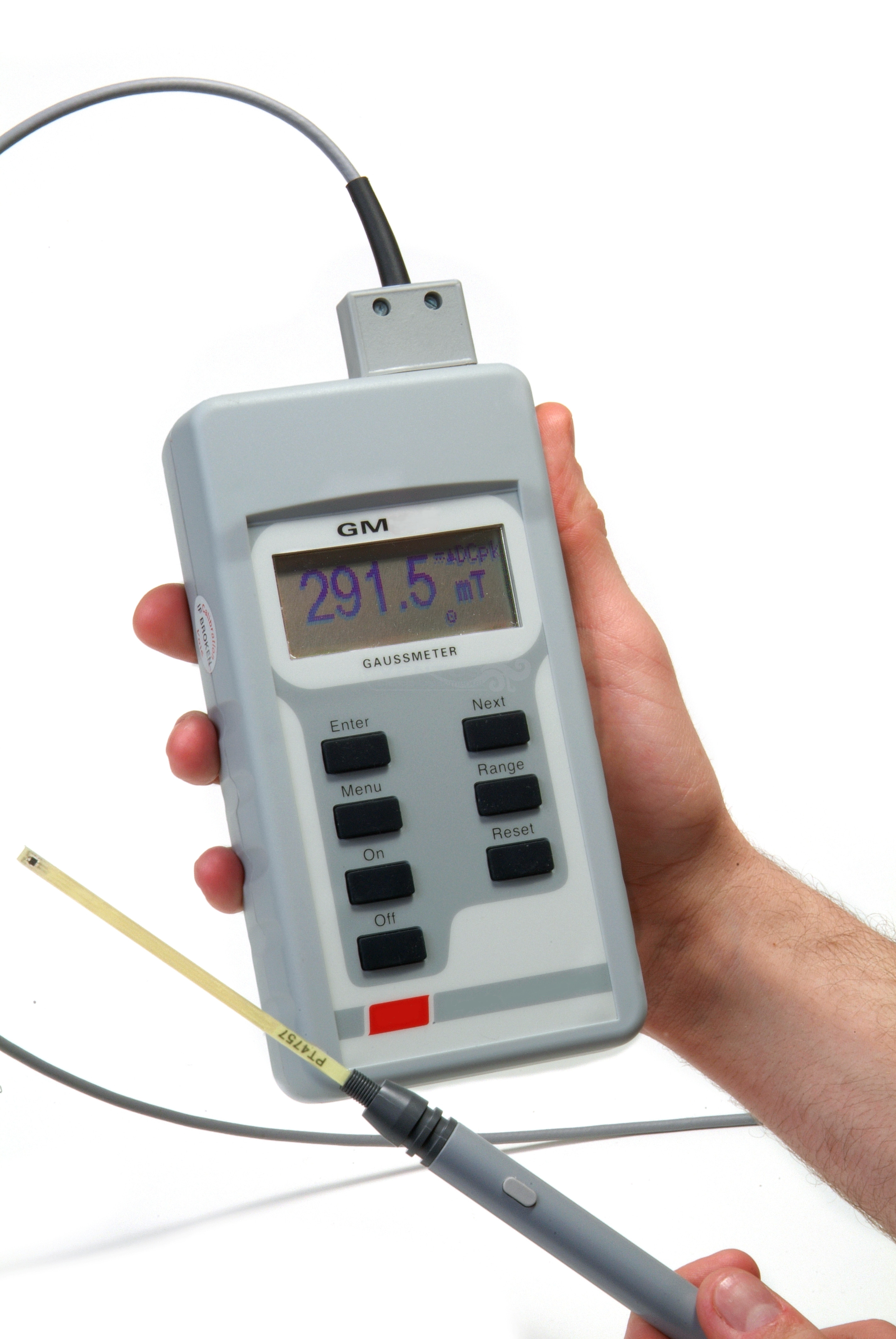 Teslámetro con sonda tangencial y axial