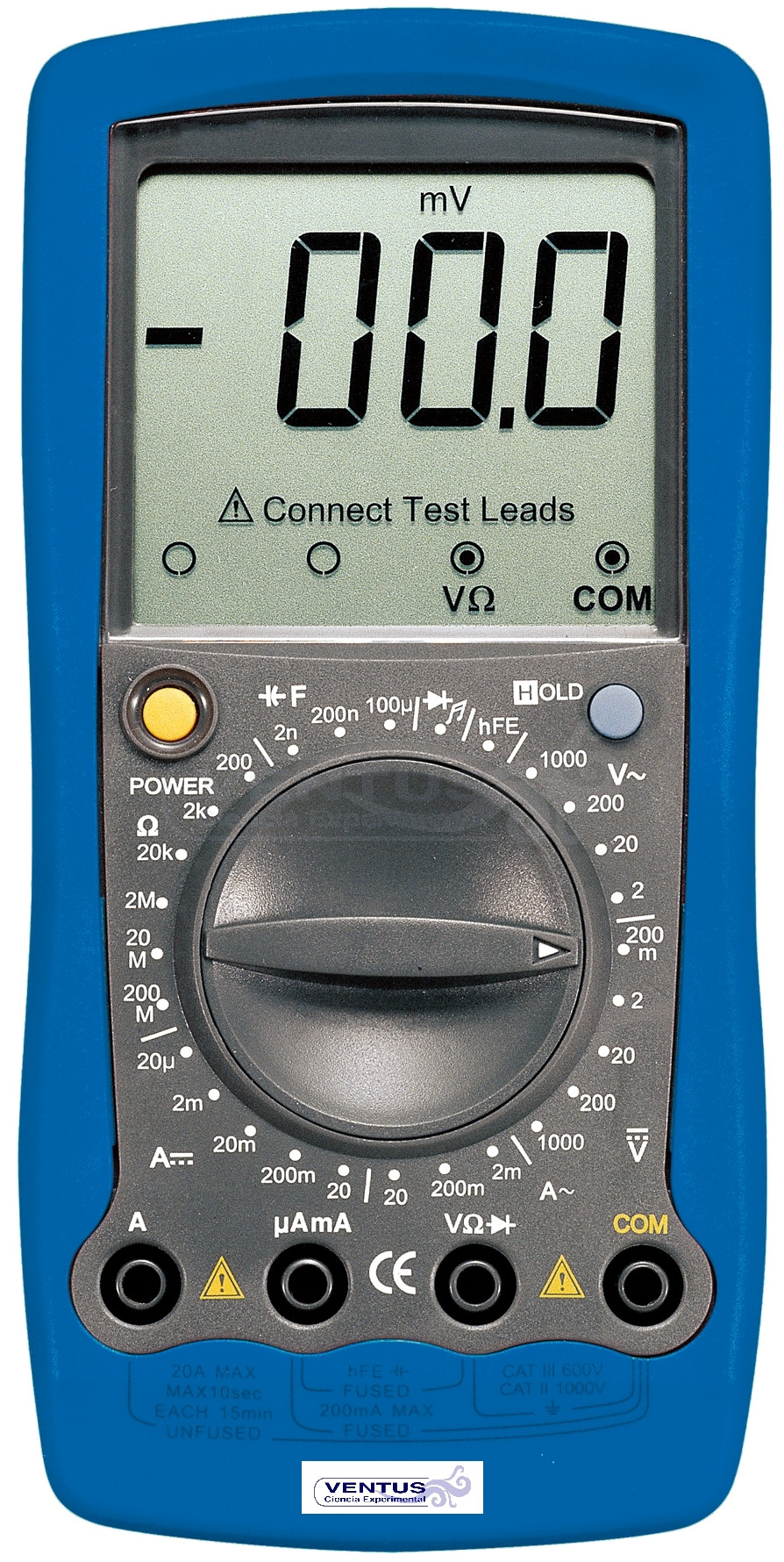 Multímetro digital gran display