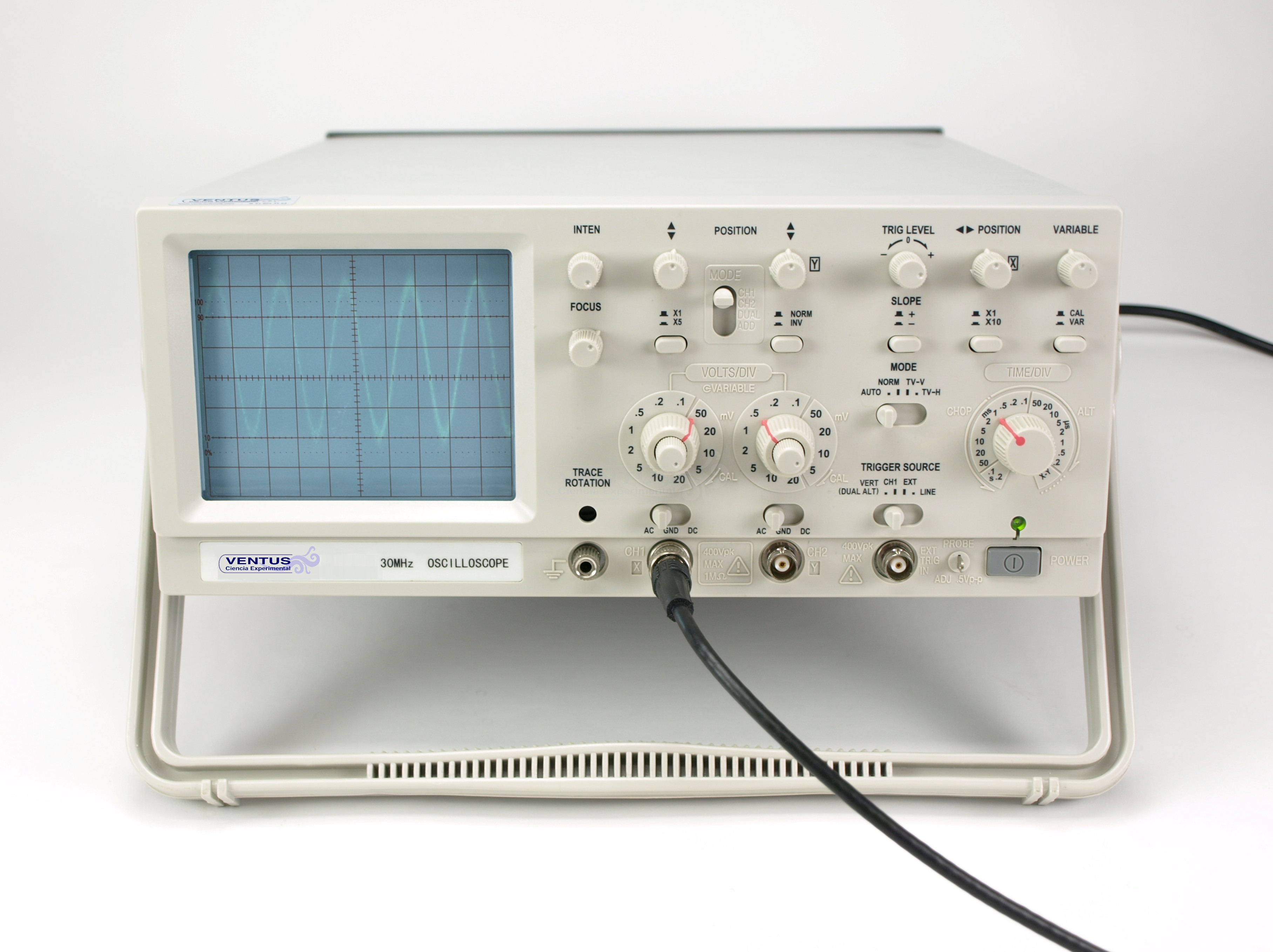 Osciloscopio analógico 2x30 MHz