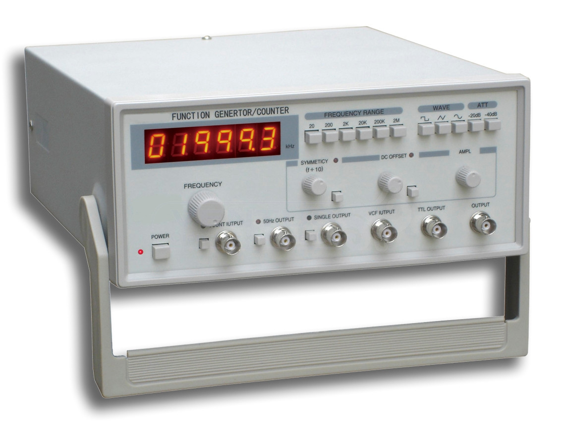 Generador de funciones y frecuencímetro