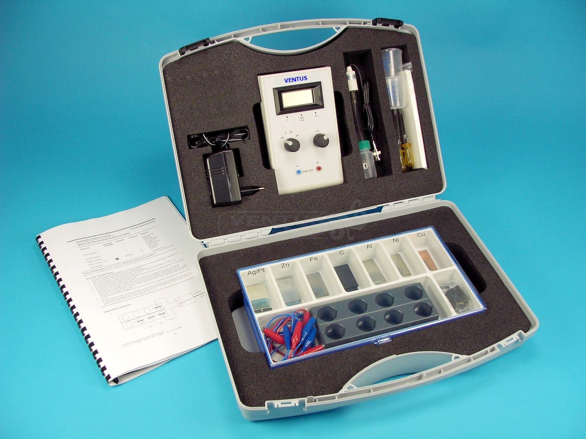 Equipo electroquímica con pH-metro Equipo electroquímica con pH-metro