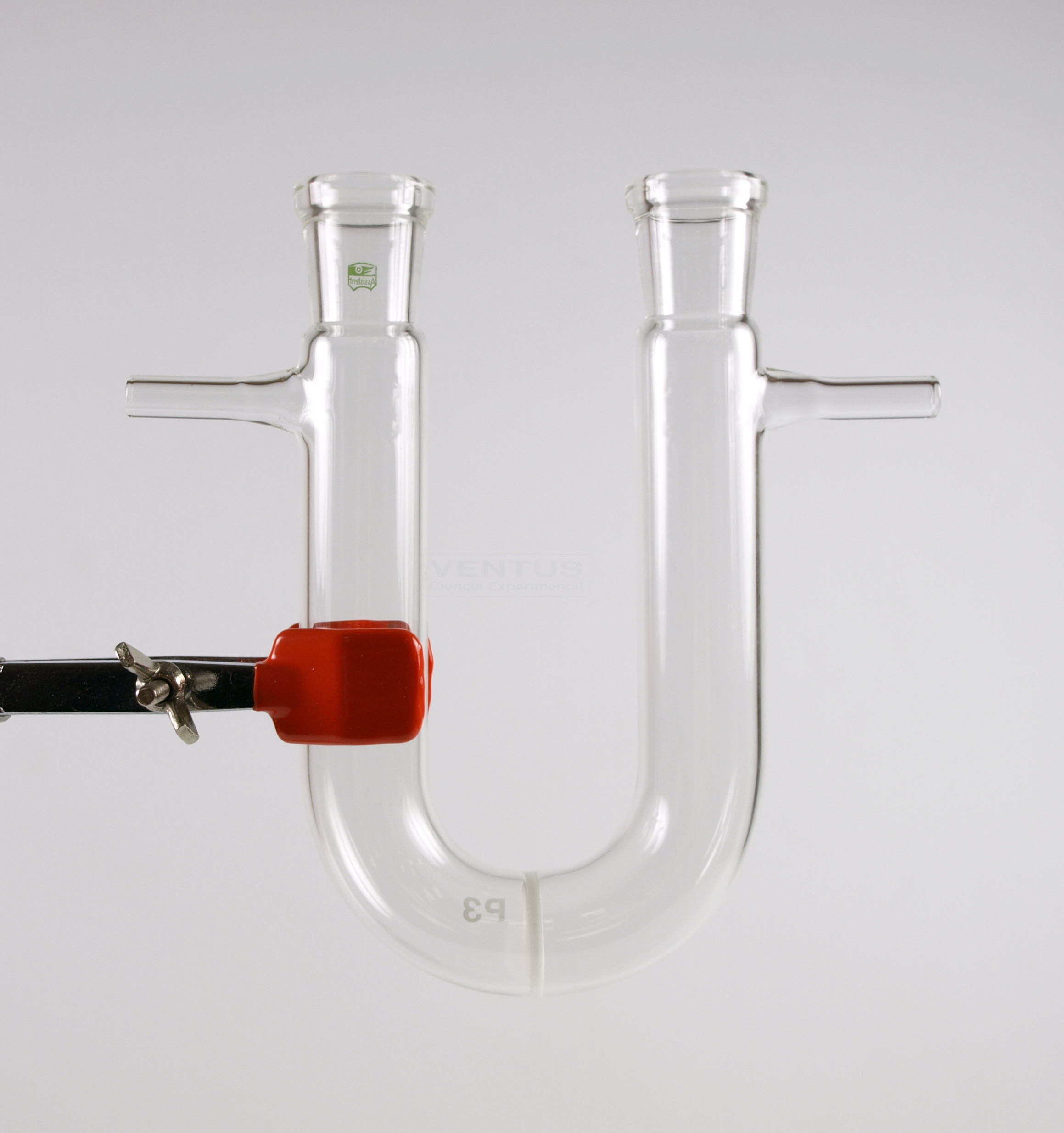 Tubo en U con puente salino