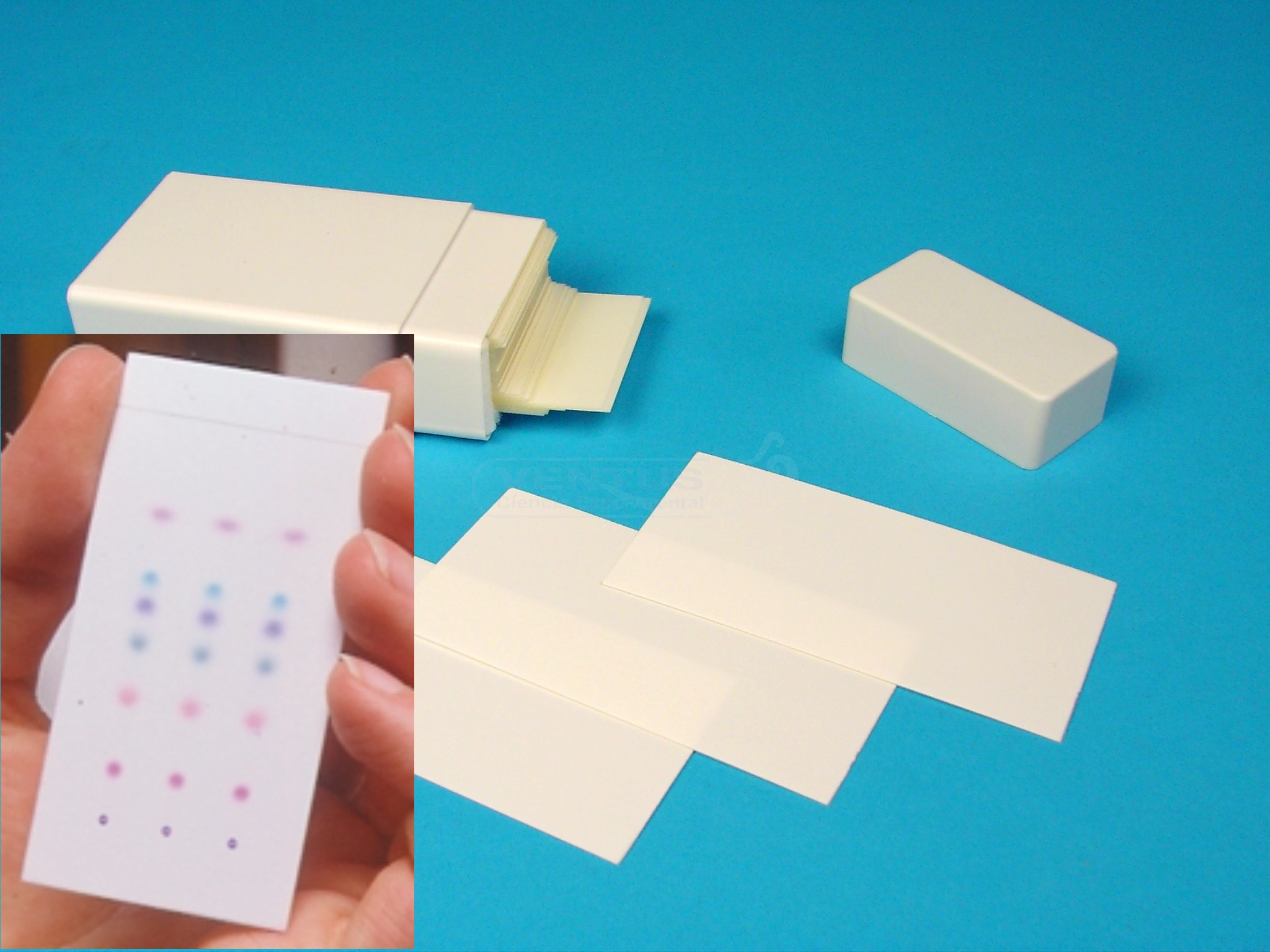 Placas TLC  celulosa  4x8 cm