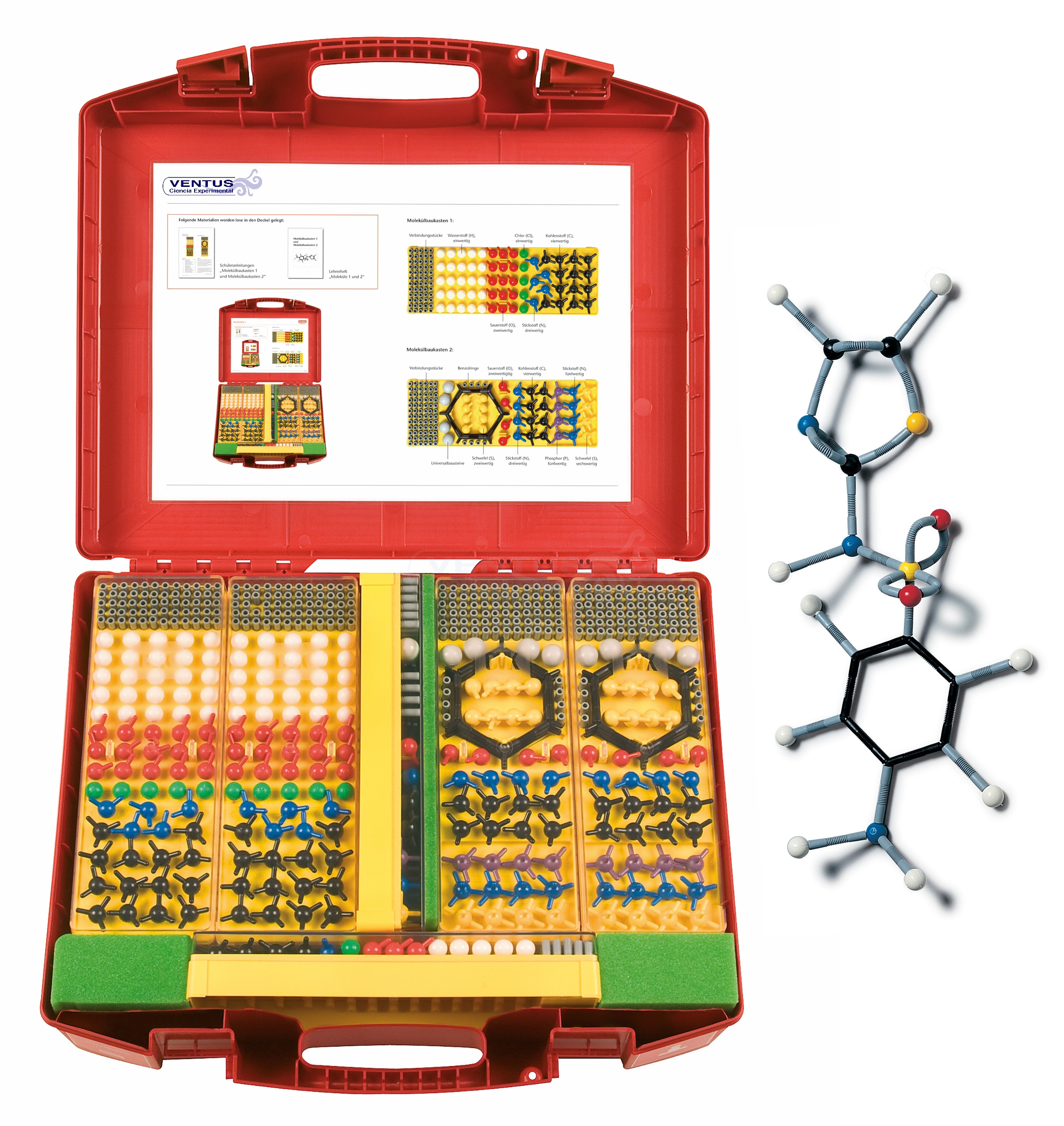 Equipo modelos moleculares Orgánica/Inorgánica Equipo modelos moleculares Orgánica/Inorgánica