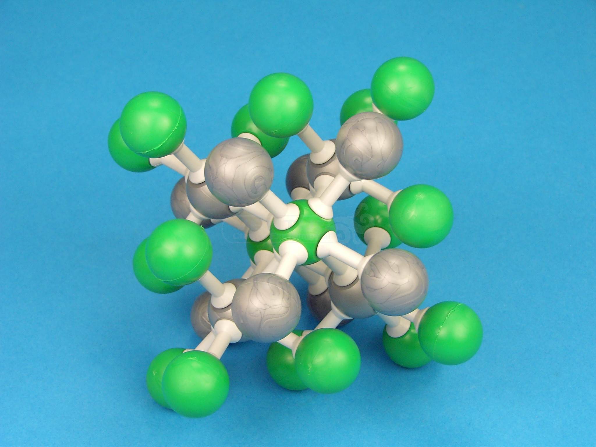 Red cristalina de Cloruro de cesio