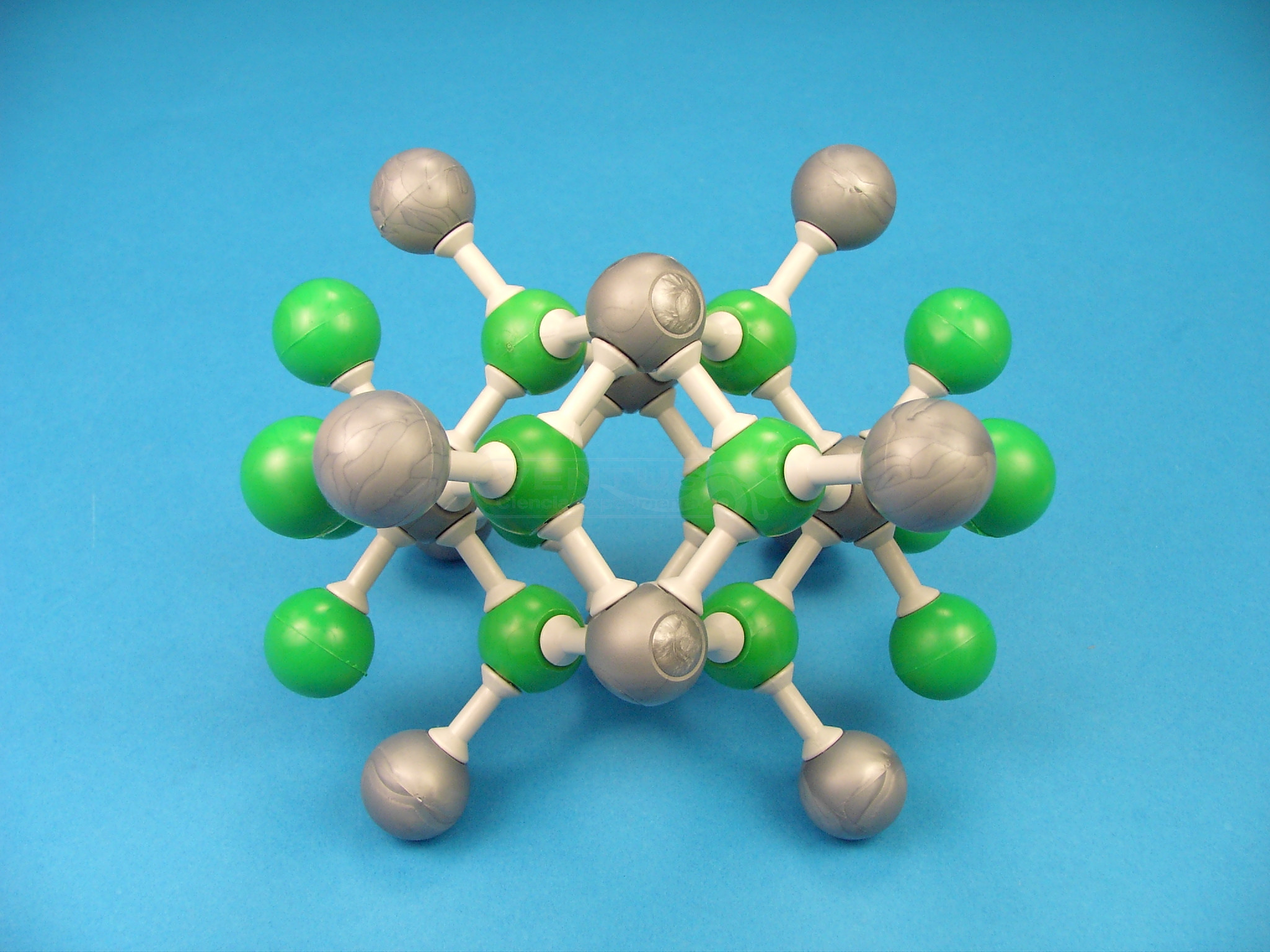 Red cristalina de Fluorita (fluoruro cálcico)