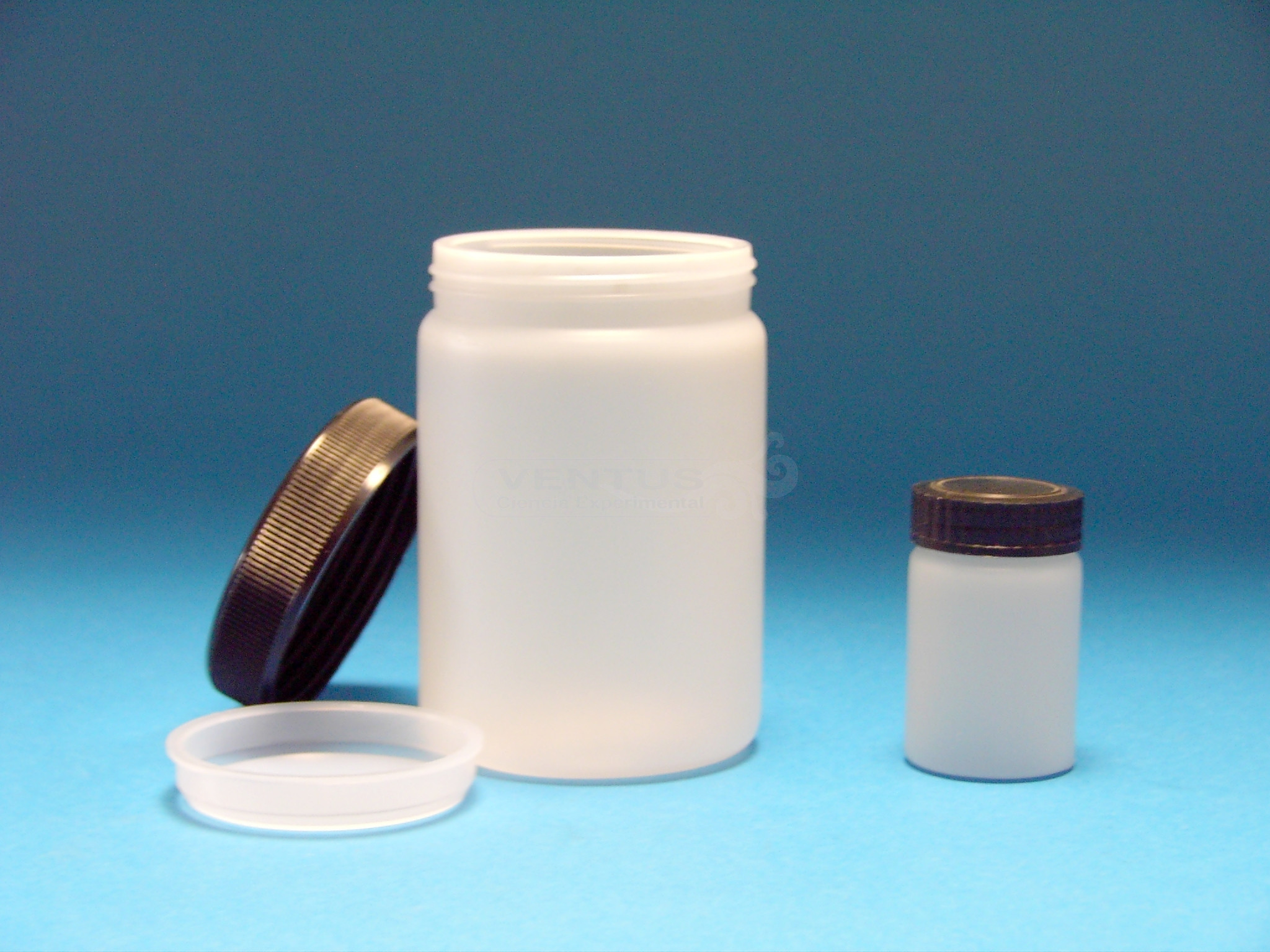 Frasco polietileno tapa rosca con obturador, 30 ml