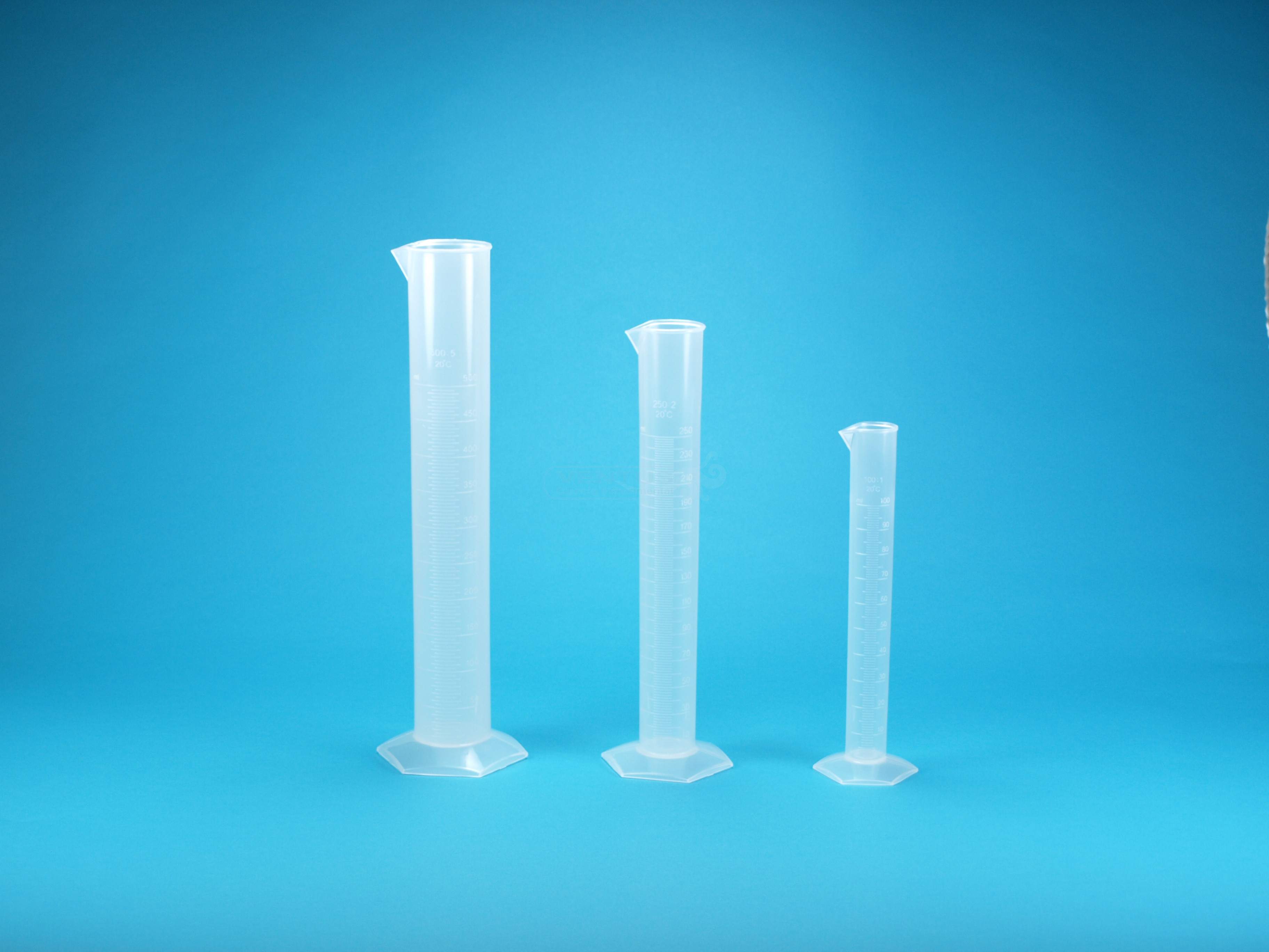 Probeta graduada polipropileno, 100 ml / 1 ml