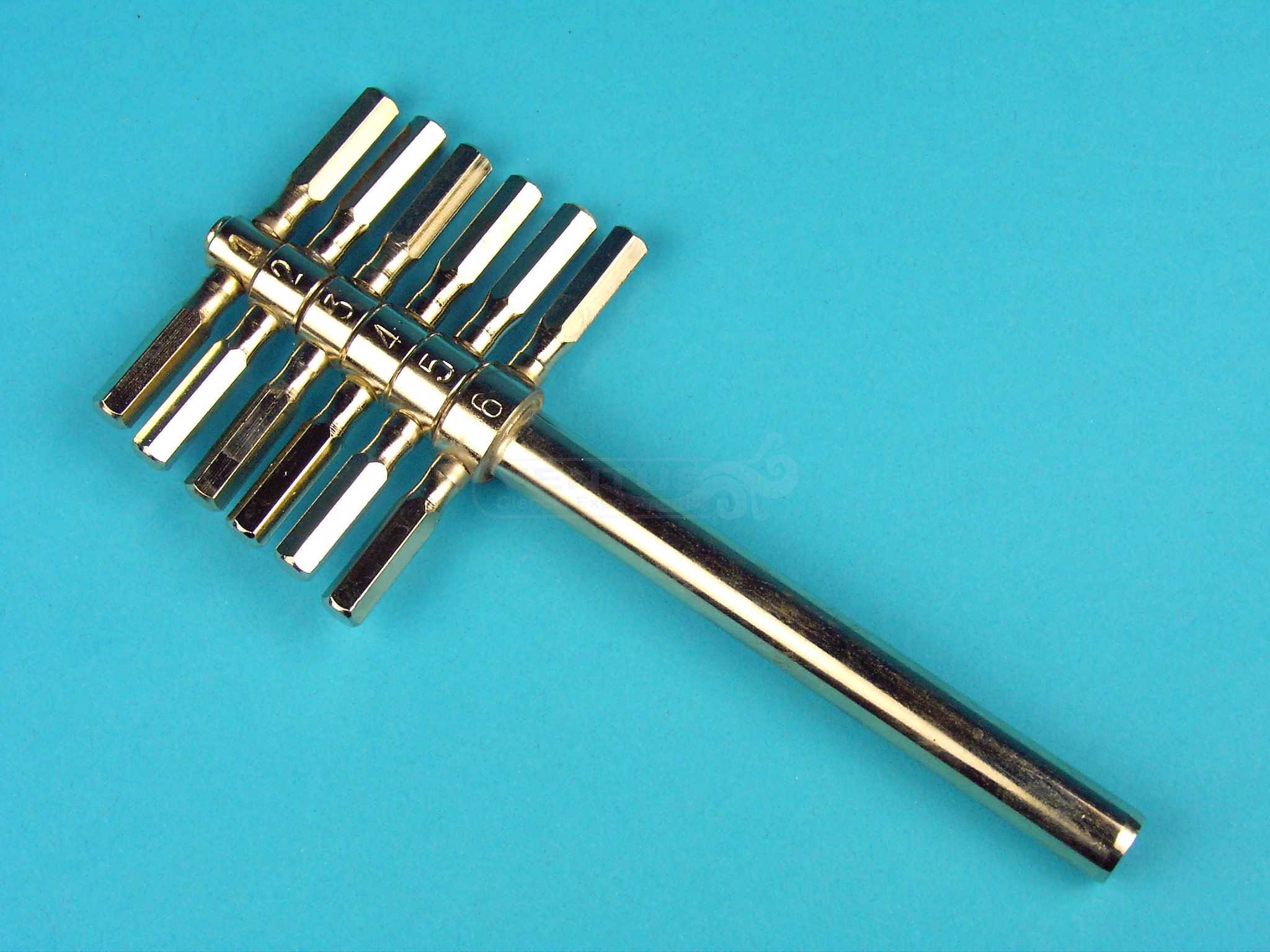 Taladra tapones, 6 calibres