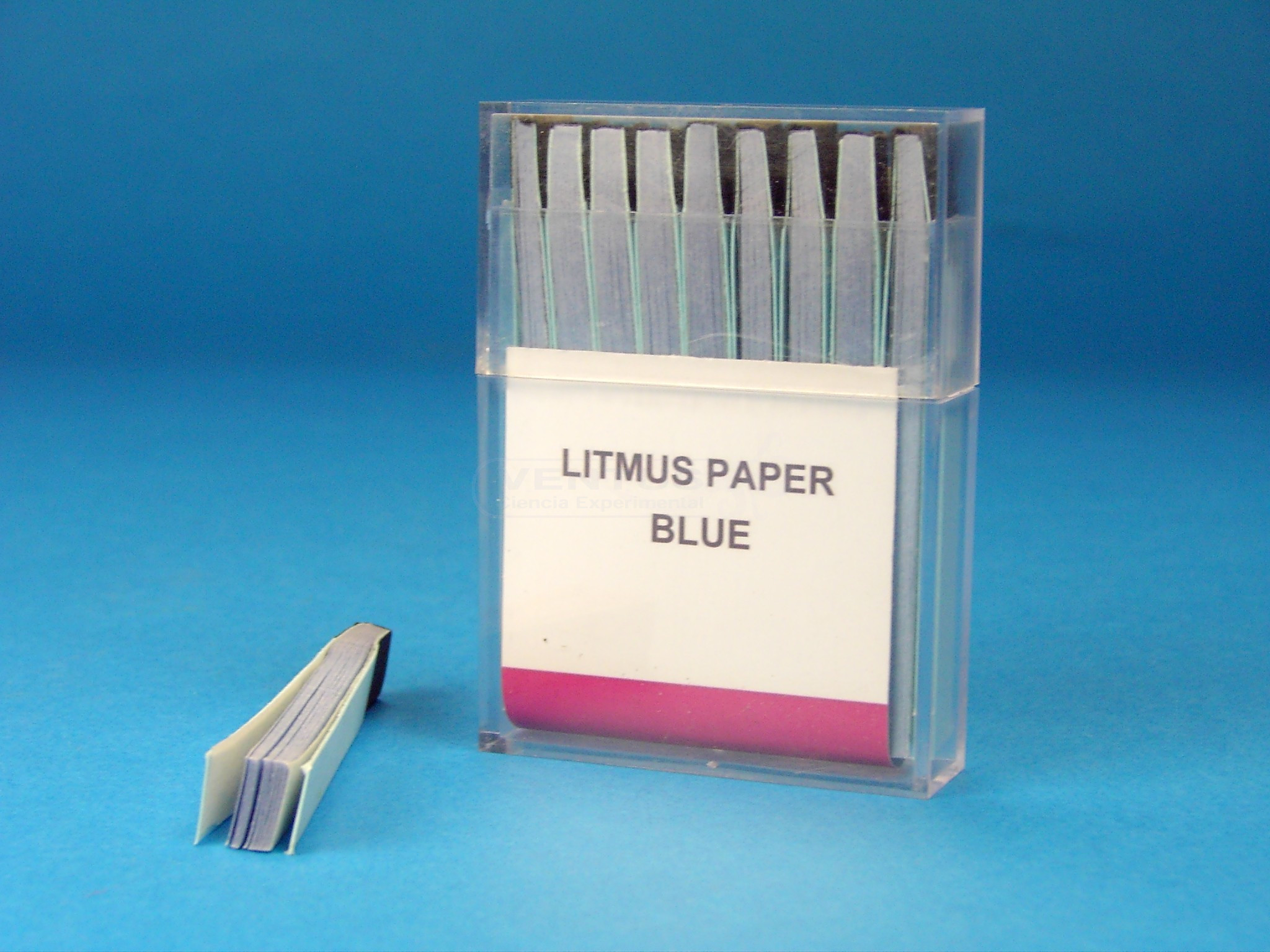 Papel indicador Tornasol azul, 200 tiras