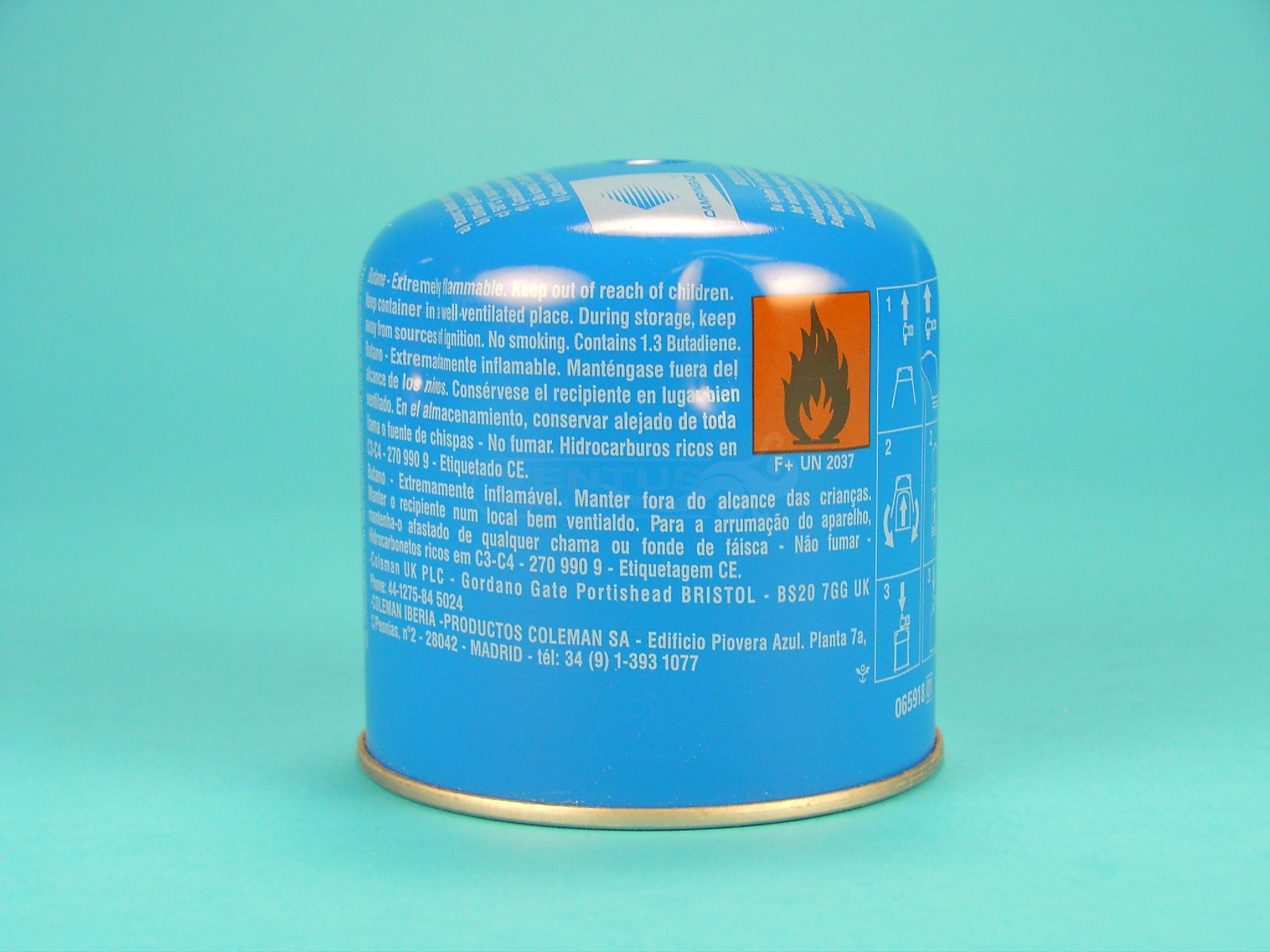 Cartucho de gas perforable