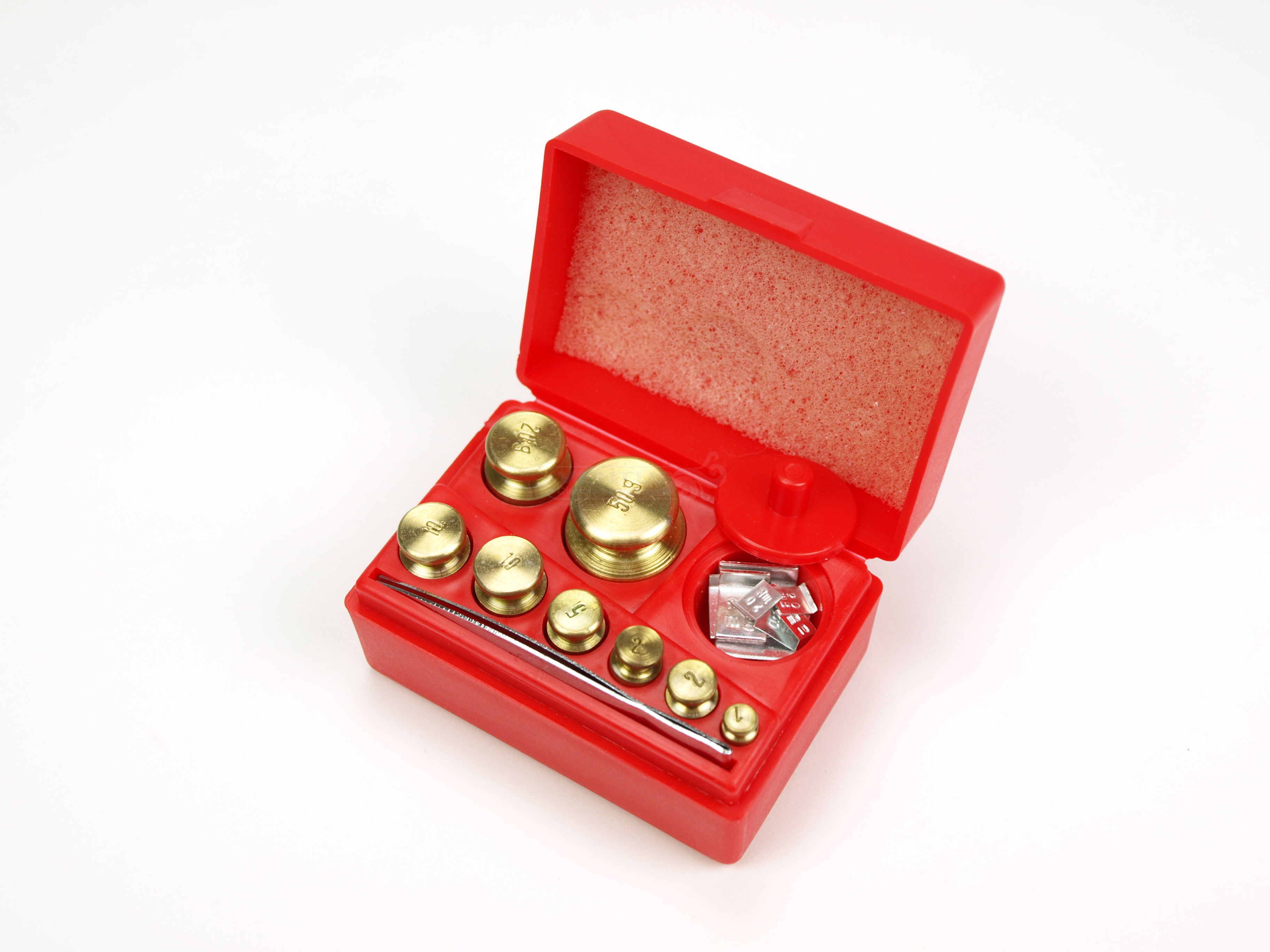 Juego de pesas 10 mg a 100 g