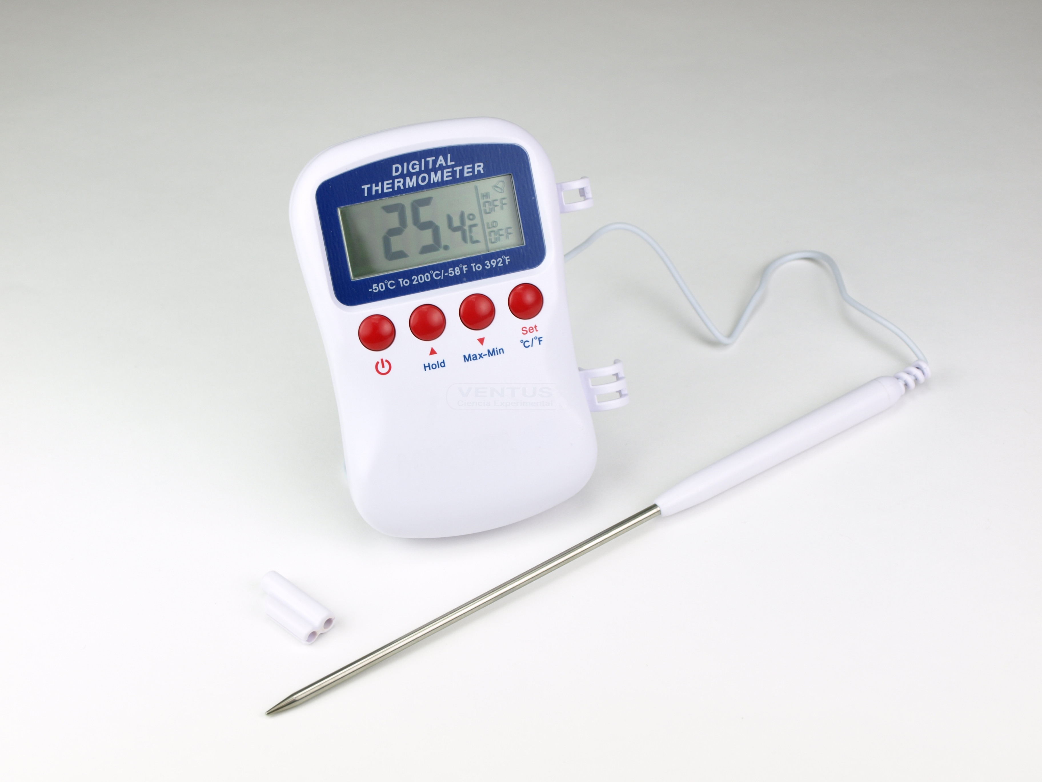 Termómetro digital de bolsillo con sonda