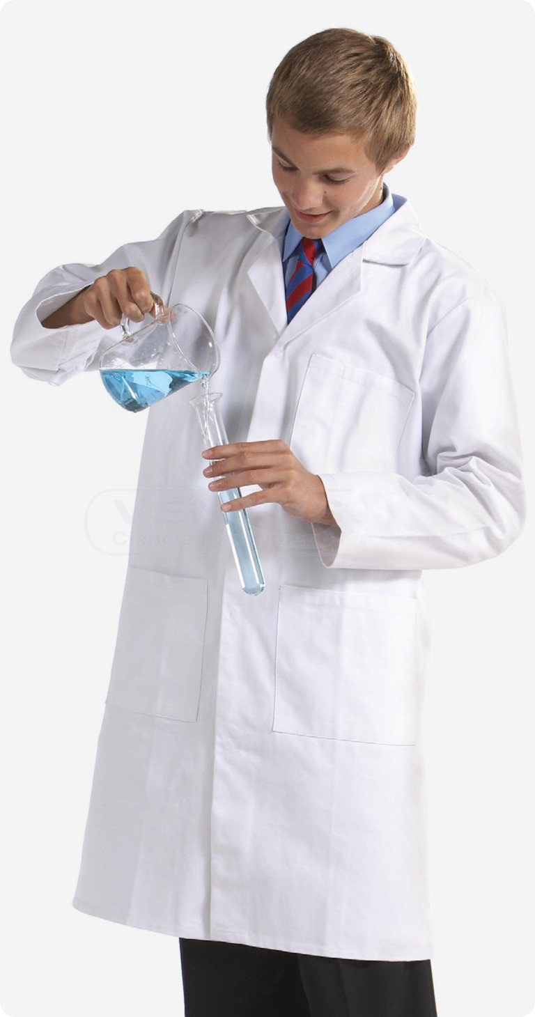 Bata de laboratorio, talla M