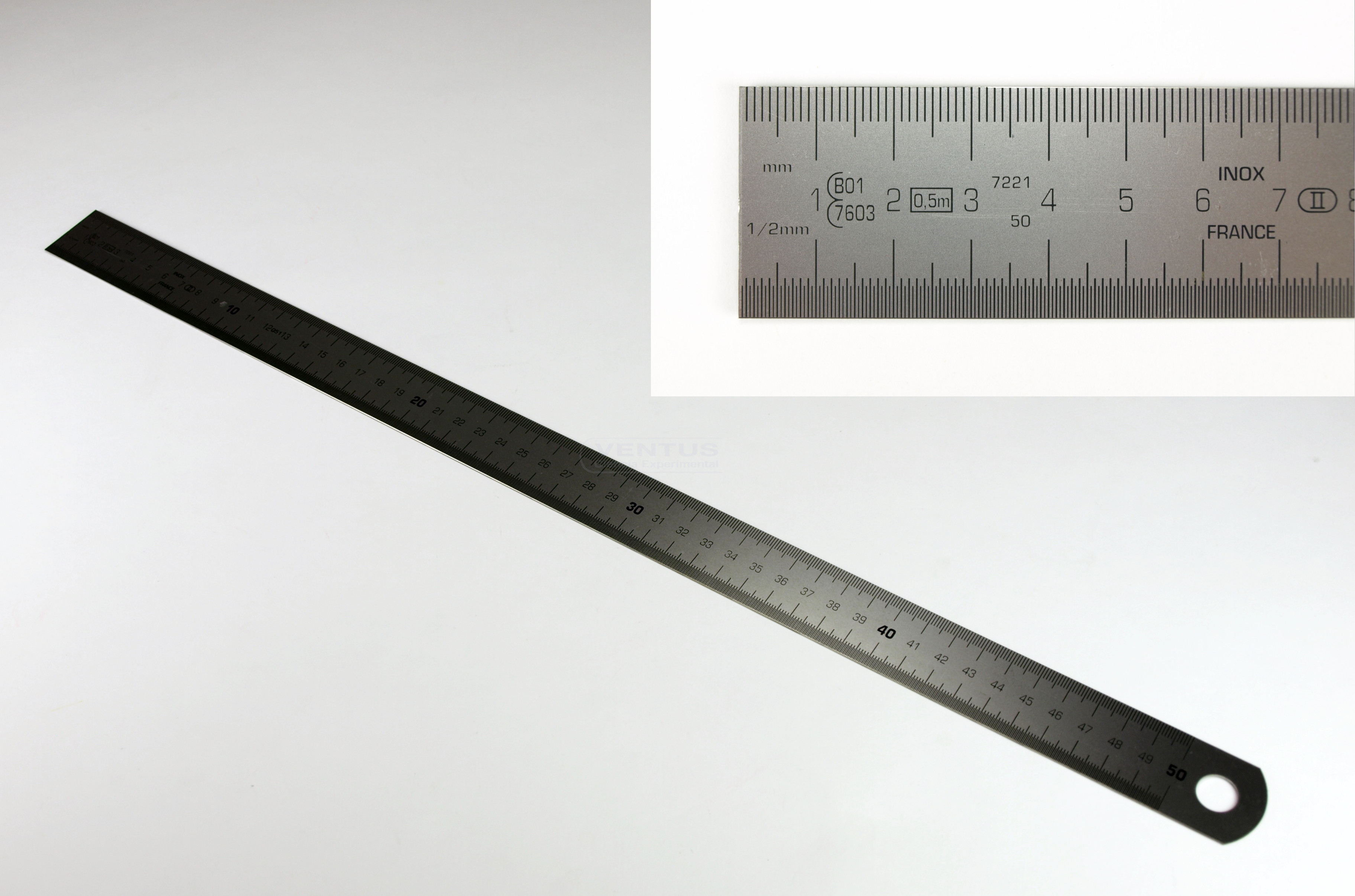 Regla metálica 0,5 m