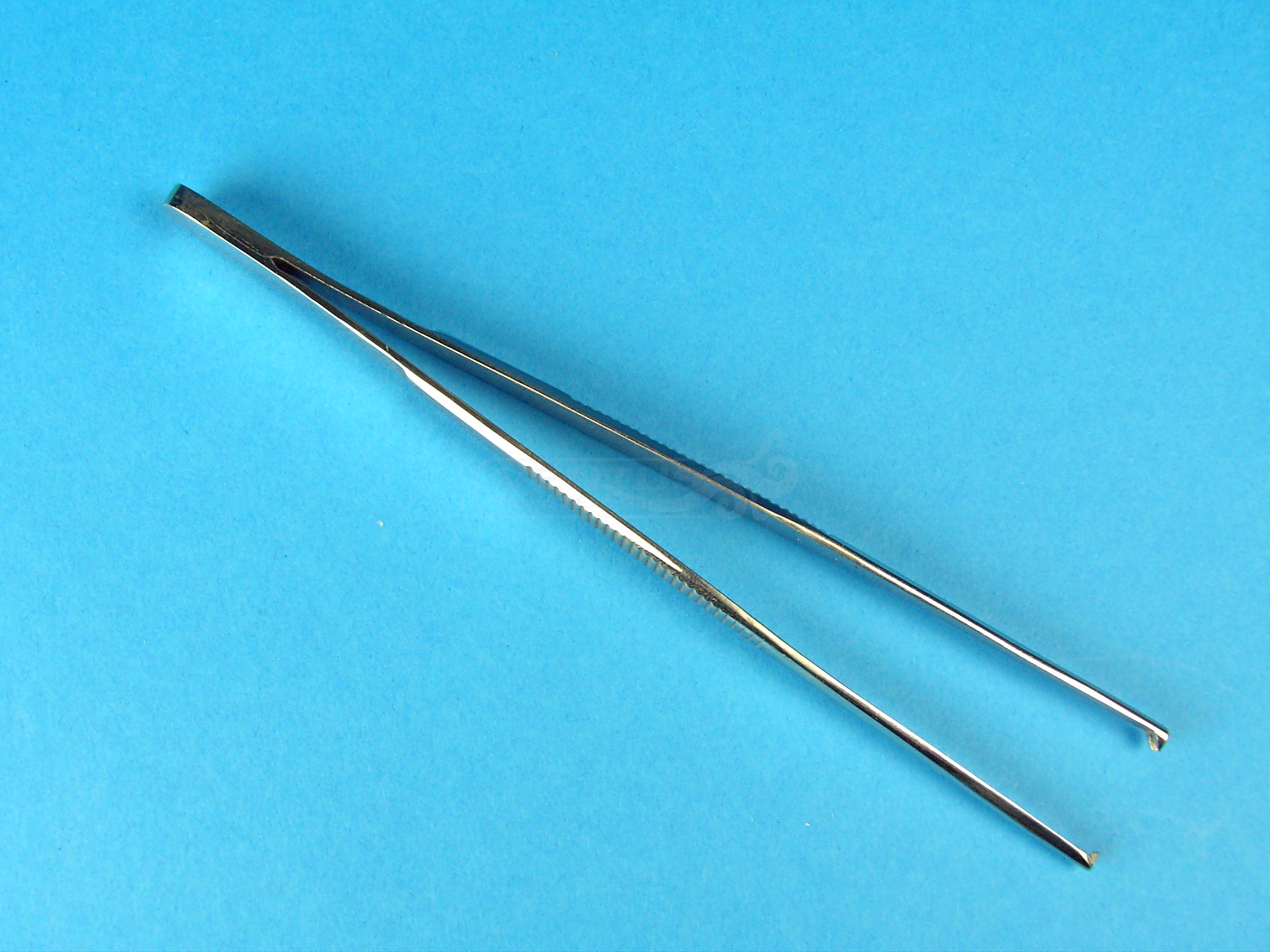 Pinza disección 1x2 dientes inox. 13cm