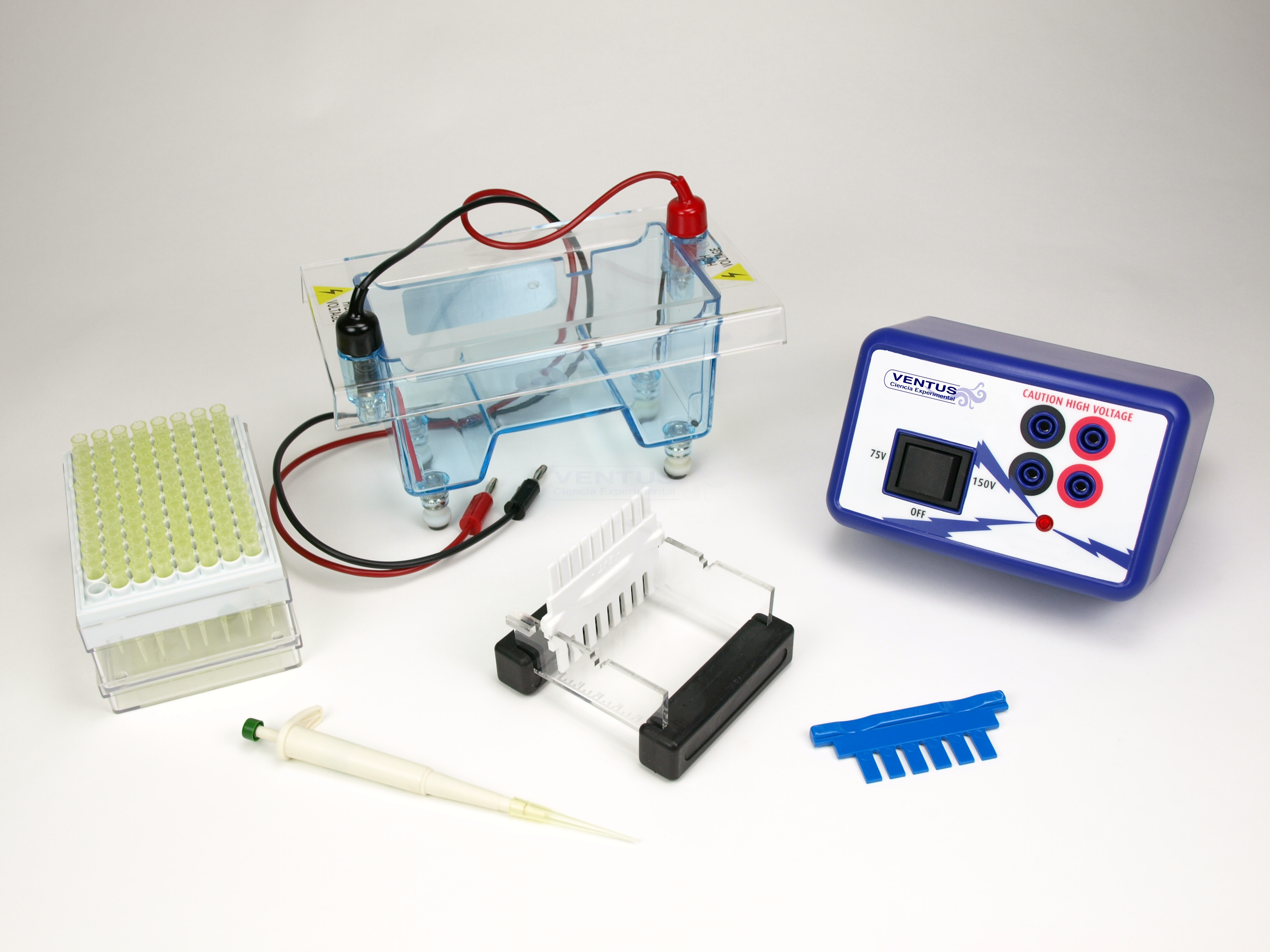 Equipo base para prácticas de electroforesis