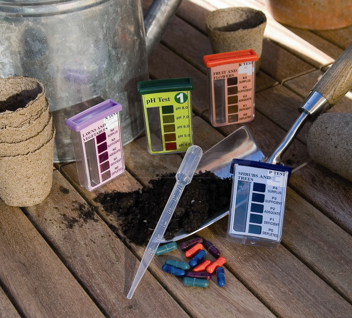 Kit para análisis de suelos Kit para análisis de suelos