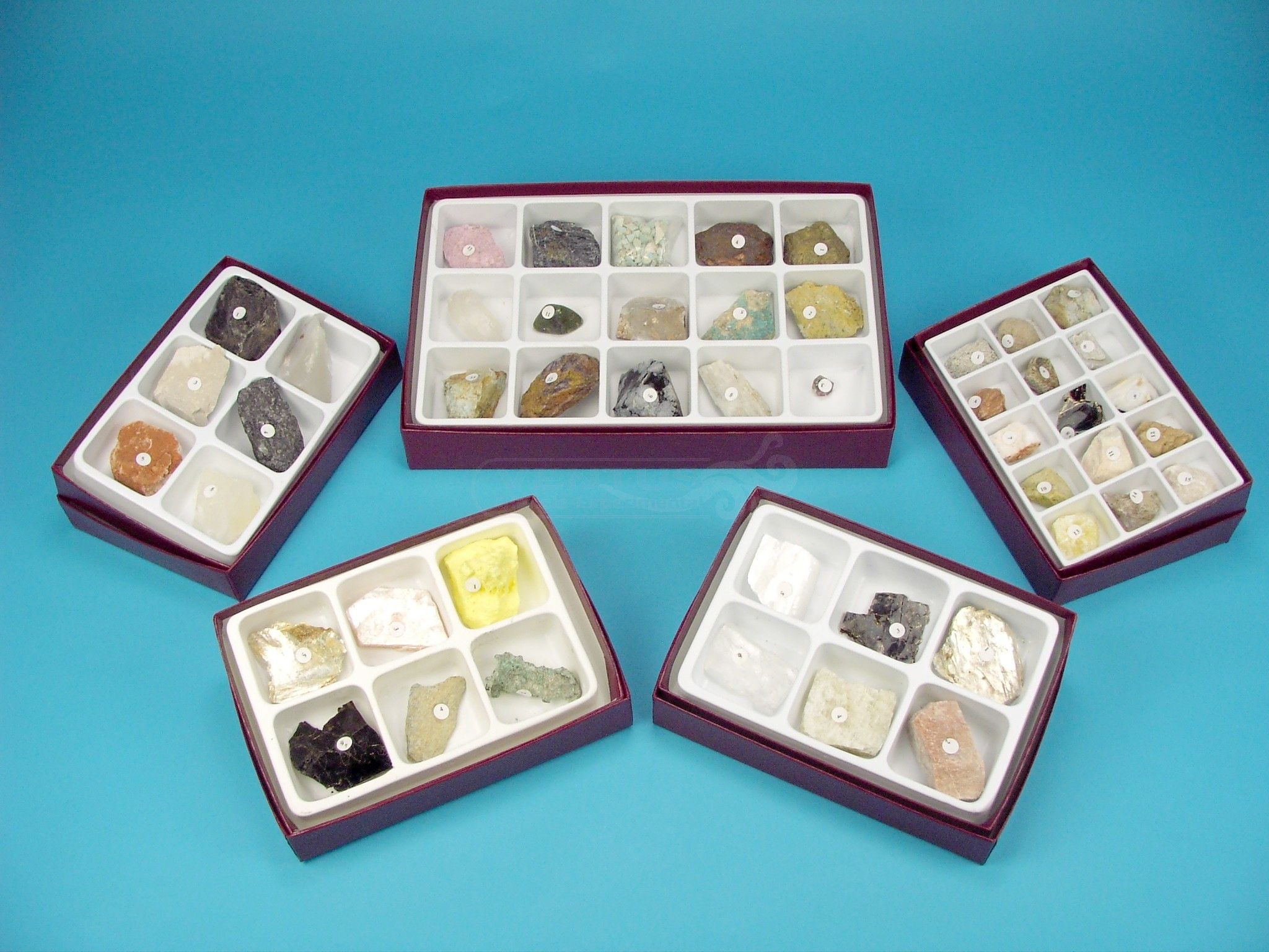 Colección 48 minerales Colección 48 minerales