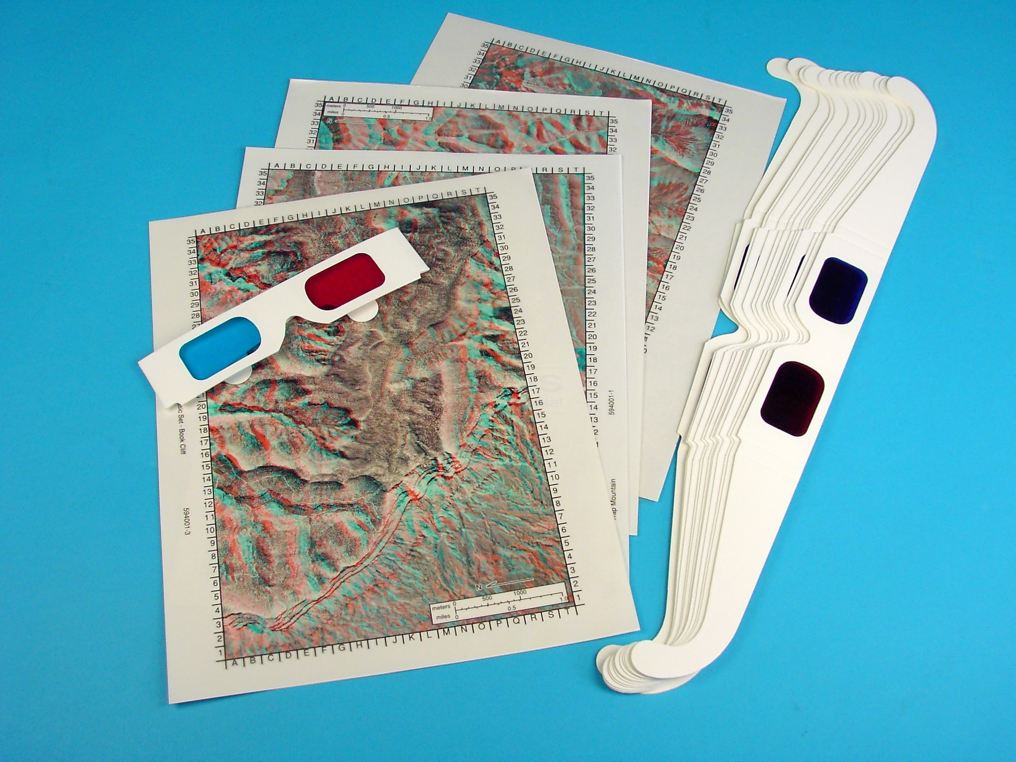 Transparencias de fotos aéreas en 3D