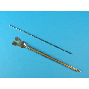 Sonda acanalada inox. 14cm