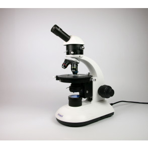 Microscopio petrográfico con lente Bertrand y lámina lambda/4