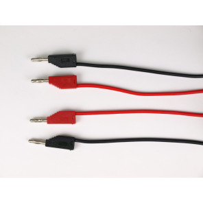 Cable con bananas rojo, 25 cm
