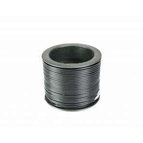 Rollo cable flexible negro, 25m
