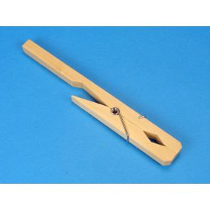 Pinza para tubo de ensayo en madera