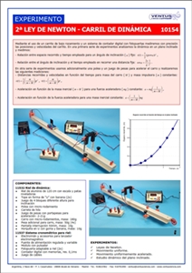 10154 2ª LEY DE NEWTON - CARRIL DE DINÁMICA