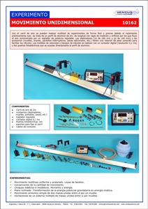 10162 Movimiento unidimensional - Carril de aire