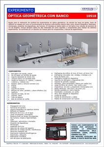 10518 Optica geometrica sobre banco