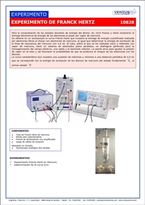 10828 Experimento de Franck Hertz