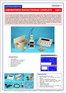 10872 Laboratorio radiactividad completo